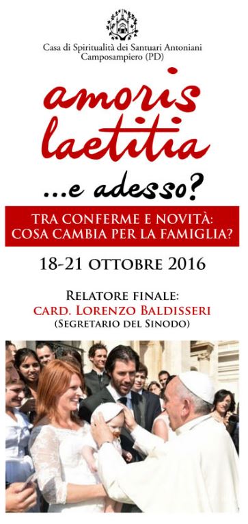 Presentazione Amoris Laetitia a Camposanpiero Padova testimonianza di ricostruzione del matrimonio