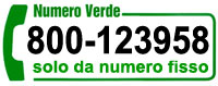 Numero verde solo da numero fisso 800123958