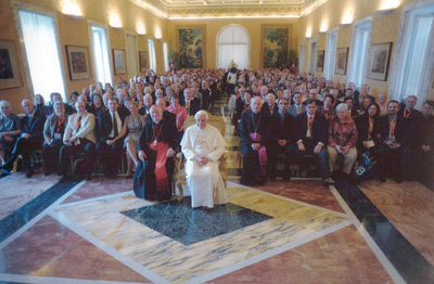 Retrouvaille in udienza privata dal papa a Castelgandolfo
