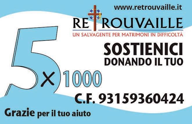 Sostieni Retrouvaille con il 5 x 1000