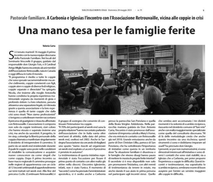 Una mano tesa per le famiglie ferite